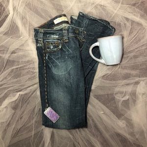 1921 blue bootcut jeans, size 25/34
